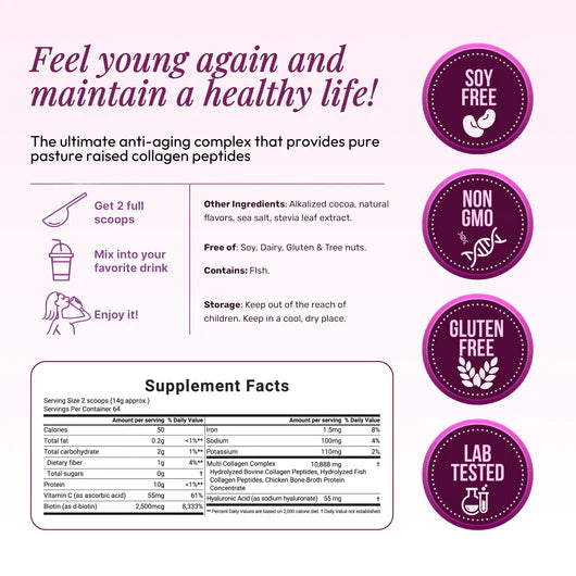 GlowPlus® 5-in-1 Collagen Peptide Complex